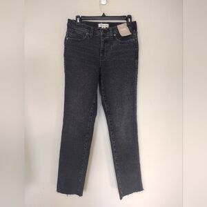 Mid Rise Stovepipe Jeans in Armand Wash Raw Hem
